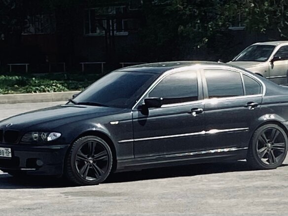 2004 BMW 3 серии 320i IV (E46) Рестайлинг, чёрный, 1000000 рублей - вид 4