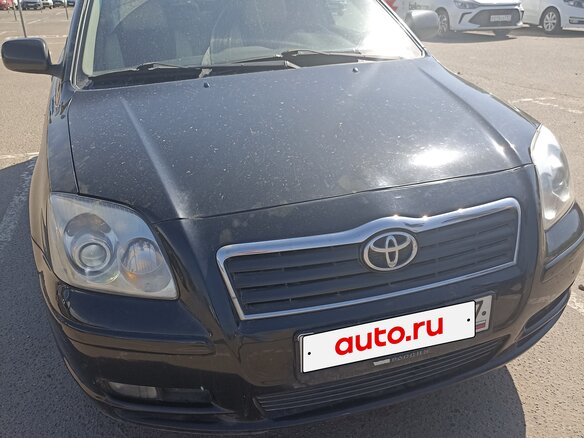 2004 Toyota Avensis II, чёрный, 720000 рублей - вид 1