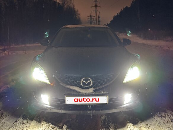 2007 Mazda 6 II (GH), чёрный, 830000 рублей - вид 1