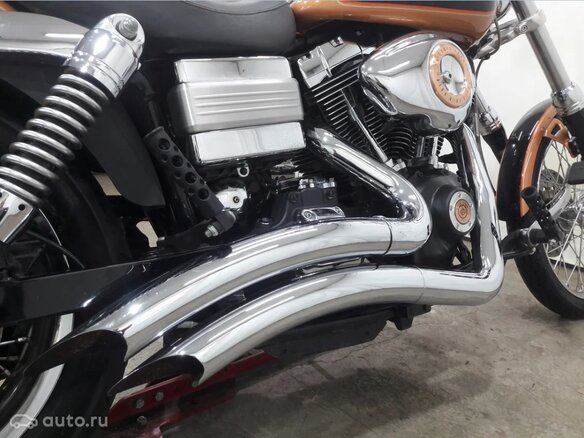 2008 Harley-Davidson Dyna Wide Glide, золотистый - вид 14
