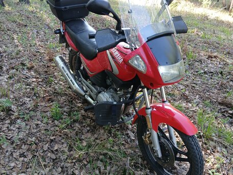 2006 Yamaha YBR125, пурпурный, 150000 рублей, вид 1