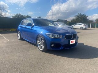 2017 BMW 1 серии 118i II (F20/F21) Рестайлинг, синий, 1550000 рублей, вид 2