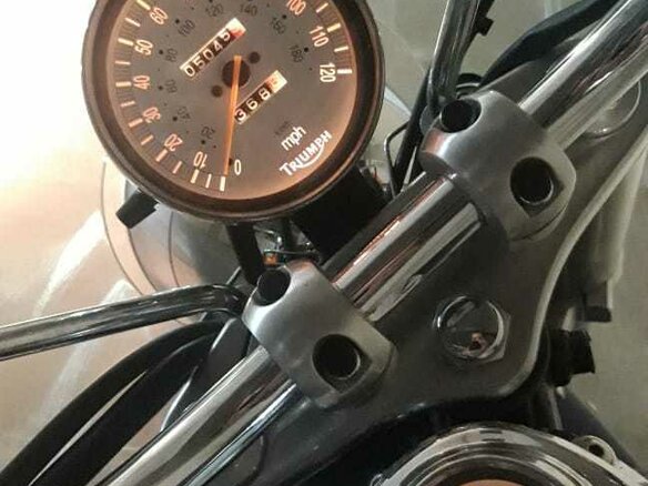 2007 Triumph America, синий - вид 6