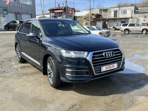 2015 Audi Q7 II (4M), синий, 4000000 рублей - вид 1