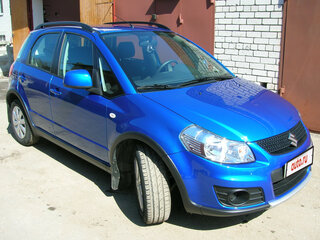 2010 Suzuki SX4 I (Classic) Рестайлинг, синий, 900000 рублей, вид 2