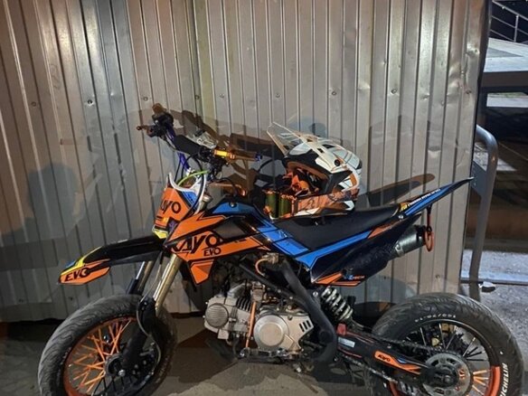 2021 Kayo Evolution YX140EM, оранжевый, 100000 рублей
