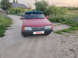1996 Lada (ВАЗ) 21099, красный, 120000 рублей, вид 1