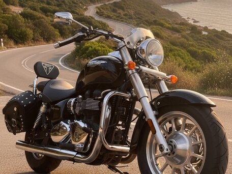 2012 Triumph America, чёрный, 549000 рублей, вид 1