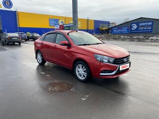 2017 Lada (ВАЗ) Vesta I, красный, 750000 рублей, вид 1