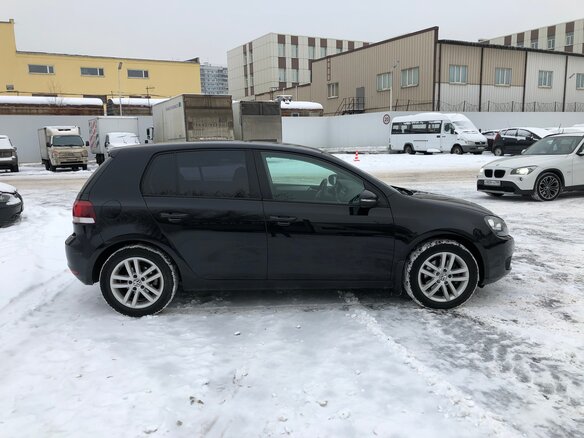 2012 Volkswagen Golf VI, чёрный - вид 5