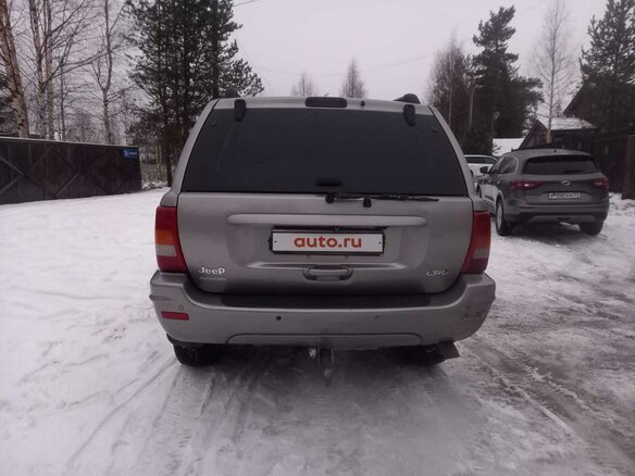 2002 Jeep Grand Cherokee II (WJ), серый, 1100000 рублей - вид 2