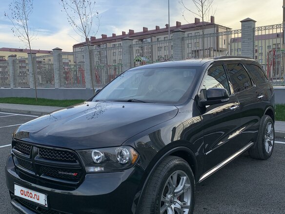 2012 Dodge Durango 6-speed III, чёрный, 2000000 рублей - вид 1