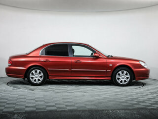2006 Hyundai Sonata ТагАЗ IV (EF) Рестайлинг, красный, 267000 рублей, вид 4