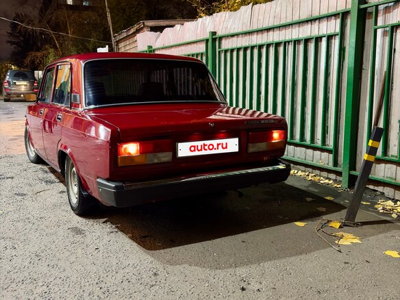 2006 Lada (ВАЗ) 2107, красный, 239900 рублей - вид 8