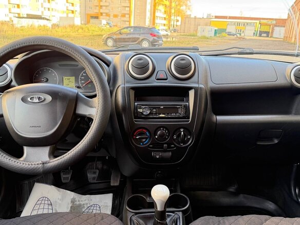 2015 Lada (ВАЗ) Granta I, чёрный - вид 8