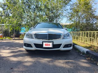 2012 Mercedes-Benz C-Класс 180 BlueEFFICIENCY III (W204) Рестайлинг, белый, 1190000 рублей, вид 3
