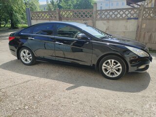2010 Hyundai Sonata VI (YF), чёрный, 1150000 рублей, вид 4