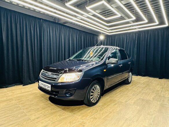 2013 Lada (ВАЗ) Granta I, синий - вид 2