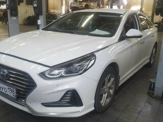 2018 Hyundai Sonata VII (LF) Рестайлинг, белый, 1580000 рублей, вид 1