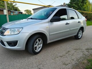 2015 Lada (ВАЗ) Granta I, серебристый, 335000 рублей, вид 1