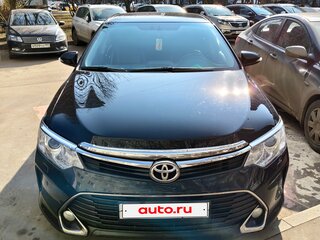 2017 Toyota Camry VII (XV50) Рестайлинг, чёрный, 1890000 рублей, вид 4