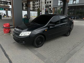 2014 Lada (ВАЗ) Granta I, чёрный, 359000 рублей, вид 3