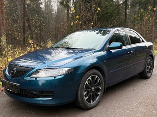 2007 Mazda 6 I (GG) Рестайлинг, синий, 720000 рублей, вид 2