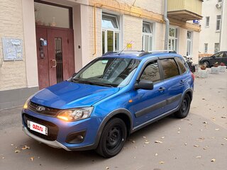 2017 Lada (ВАЗ) Kalina II, синий, 550000 рублей, вид 4