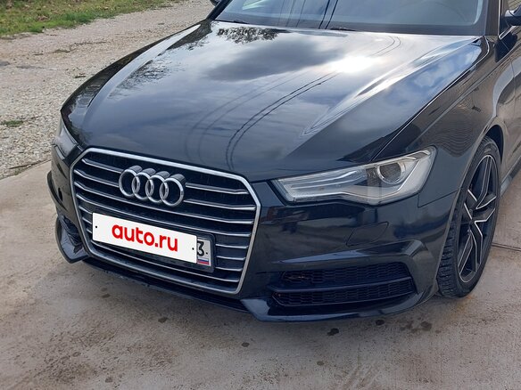 2016 Audi A6 IV (C7) Рестайлинг, чёрный, 1550000 рублей - вид 1