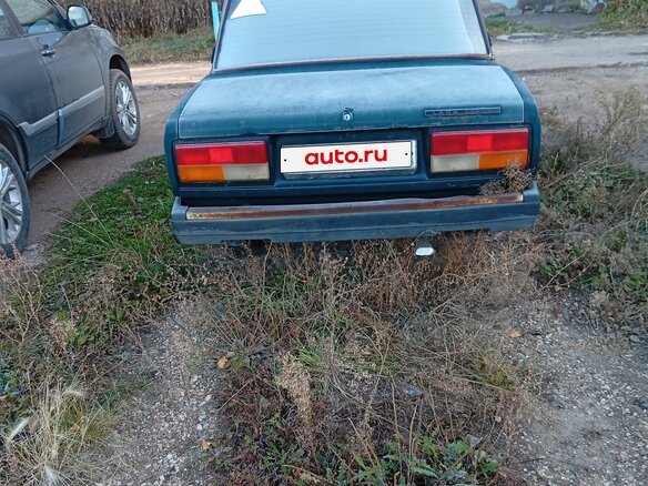 2006 Lada (ВАЗ) 2107, зелёный, 75000 рублей
