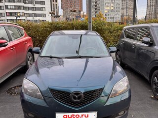 2007 Mazda 3 I (BK) Рестайлинг, синий, 500000 рублей, вид 2