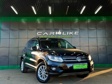 2014 Volkswagen Tiguan I Рестайлинг, чёрный, 1749000 рублей, вид 1