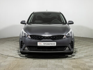 2021 Kia Rio IV Рестайлинг, серый, 1199585 рублей, вид 2