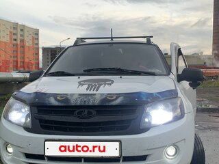 2013 Lada (ВАЗ) Granta I, белый, 290000 рублей, вид 5