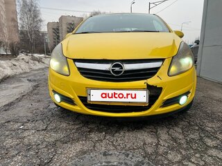 2008 Opel Corsa D, жёлтый, 280000 рублей, вид 1
