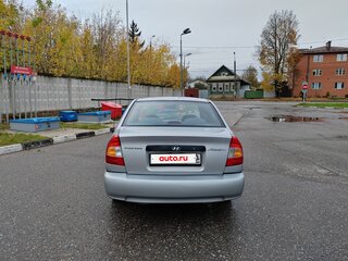 2002 Hyundai Accent II, серебристый, 270000 рублей, вид 4