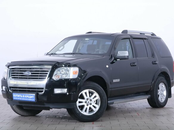 2008 Ford Explorer IV, чёрный - вид 2