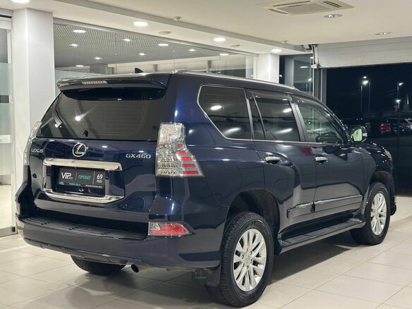 2017 Lexus GX 460 II Рестайлинг, синий, 3975000 рублей - вид 3