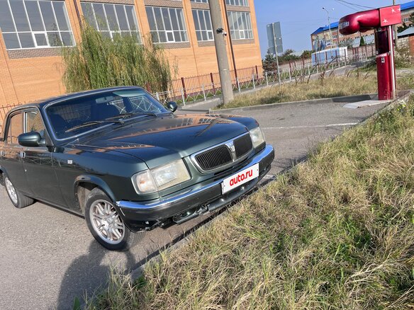 2002 ГАЗ 3110 «Волга», зелёный, 250000 рублей