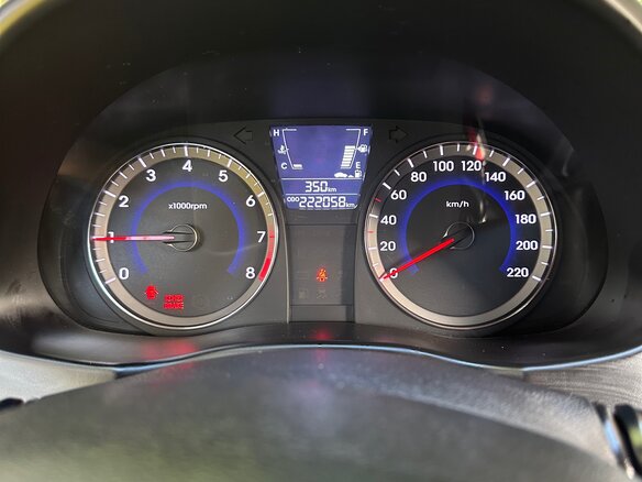 2013 Hyundai Solaris I, синий - вид 8