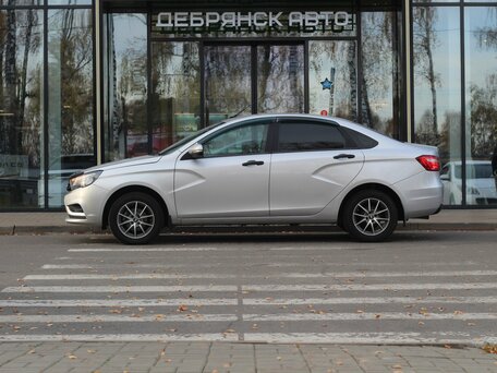 2021 Lada (ВАЗ) Vesta I, серебристый, 1030000 рублей, вид 2