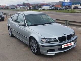 2002 BMW 3 серии 318i IV (E46) Рестайлинг, серебристый, 720000 рублей, вид 3
