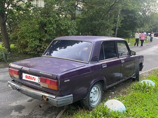 2002 Lada (ВАЗ) 2107, пурпурный, 40000 рублей, вид 3