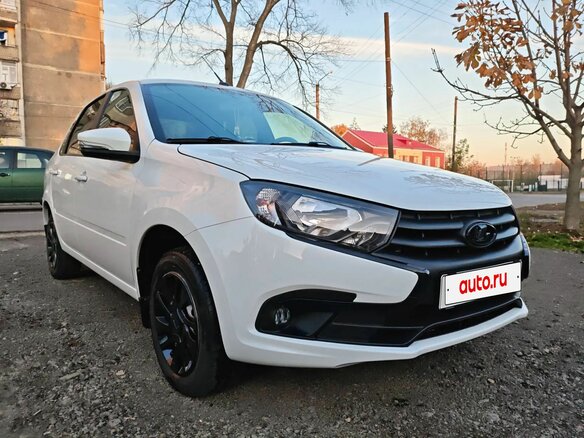 2024 Lada (ВАЗ) Granta I Рестайлинг, белый, 950000 рублей - вид 10
