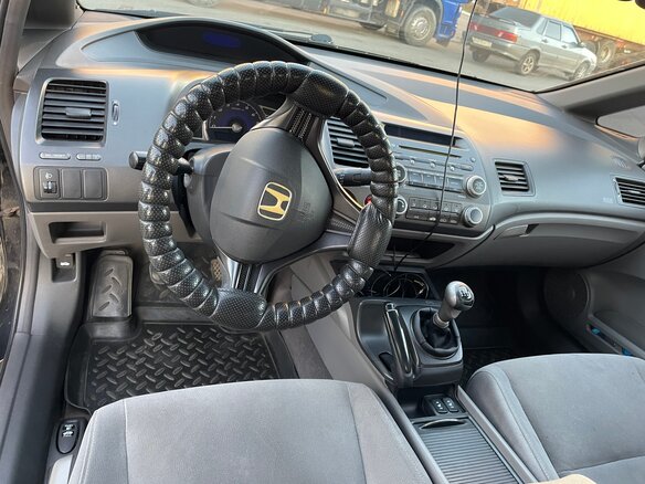 2007 Honda Civic VIII, чёрный, 530000 рублей - вид 6