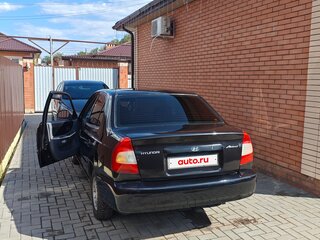 2006 Hyundai Accent ТагАЗ II, чёрный, 350000 рублей, вид 3