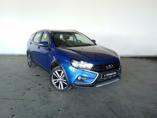 2020 Lada (ВАЗ) Vesta SW Cross I, синий, 1120000 рублей, вид 3