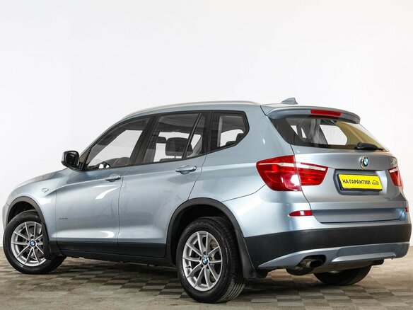 2012 BMW X3 20i xDrive II (F25), голубой, 1779000 рублей - вид 3
