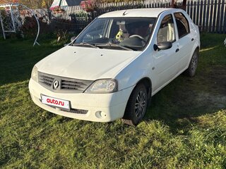 2008 Renault Logan I, белый, 295000 рублей, вид 1