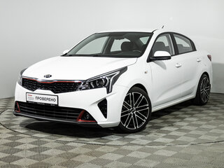 2021 Kia Rio IV Рестайлинг, белый, 1610900 рублей, вид 1
